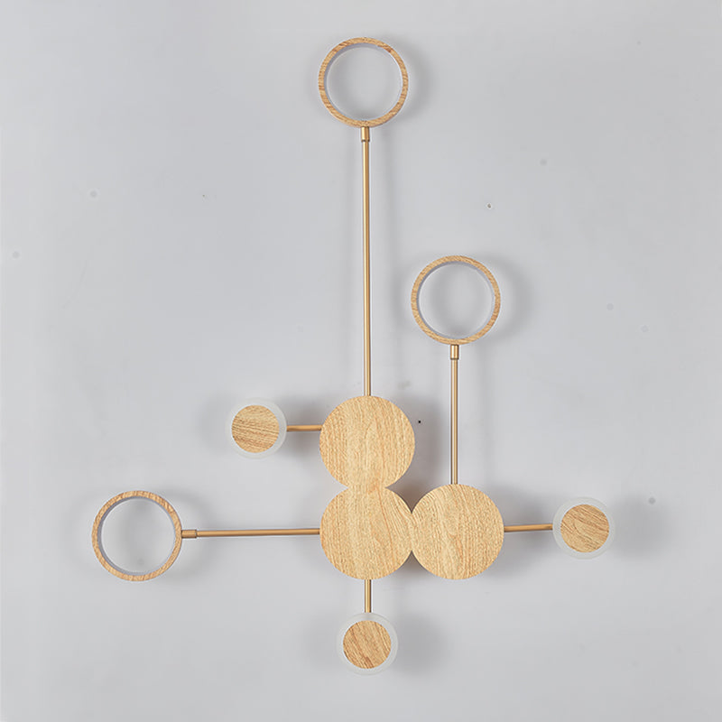 Multi -Leuchten rechteckige Wandlampen moderne Metallwandlampen im modernen Stil