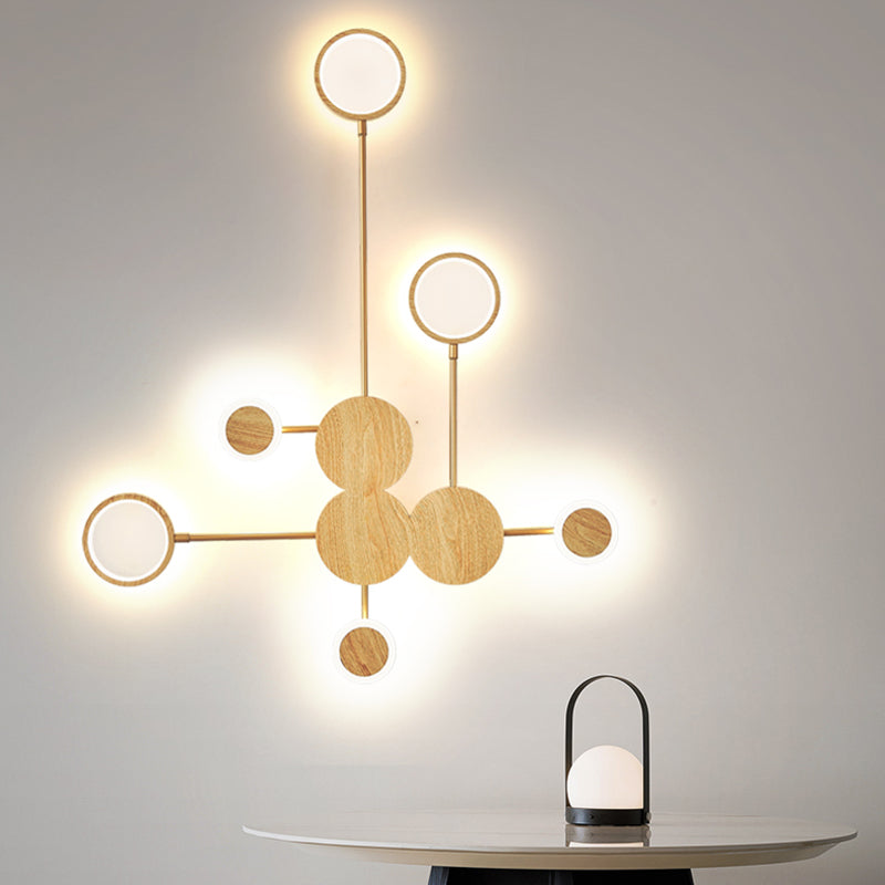 Multi -Leuchten rechteckige Wandlampen moderne Metallwandlampen im modernen Stil