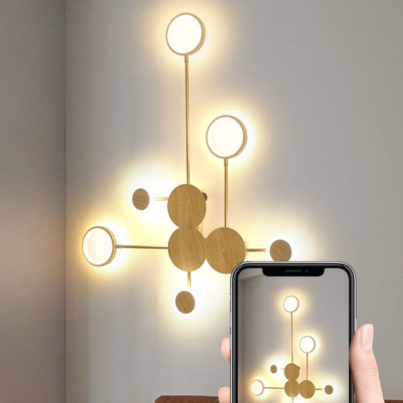 Multi -Leuchten rechteckige Wandlampen moderne Metallwandlampen im modernen Stil