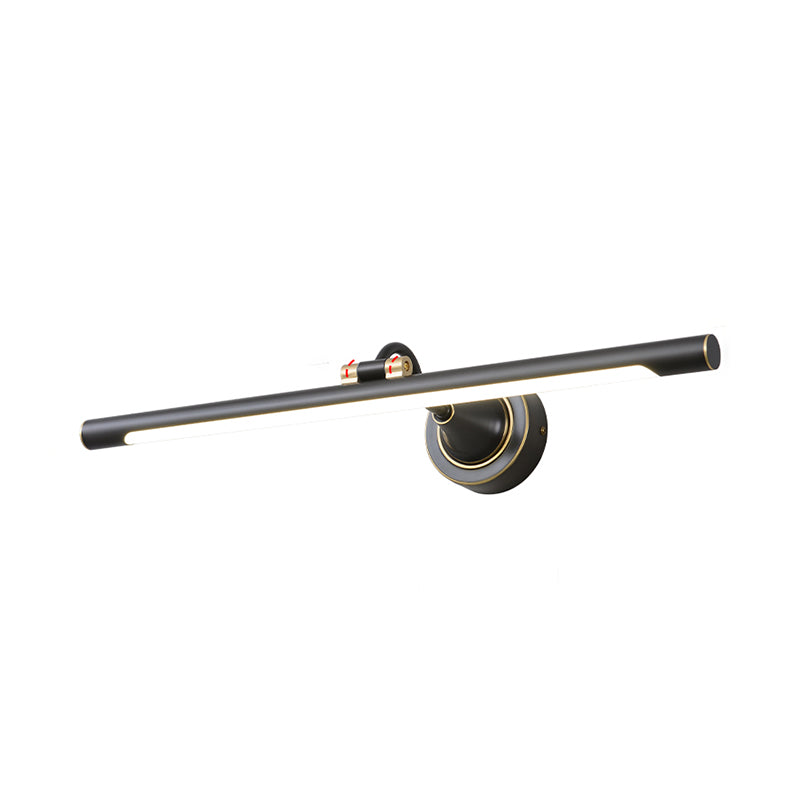Metal Linear Shade Wall Sconce Modern Style Modern Single Mirror Specchio Apparecchiatura da parete