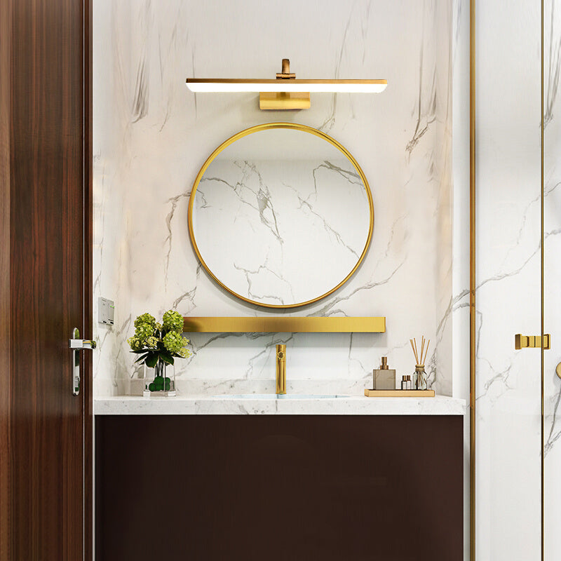 Murale linéaire Murce Murce Modern Style 1 Éclairage mural miroir clair