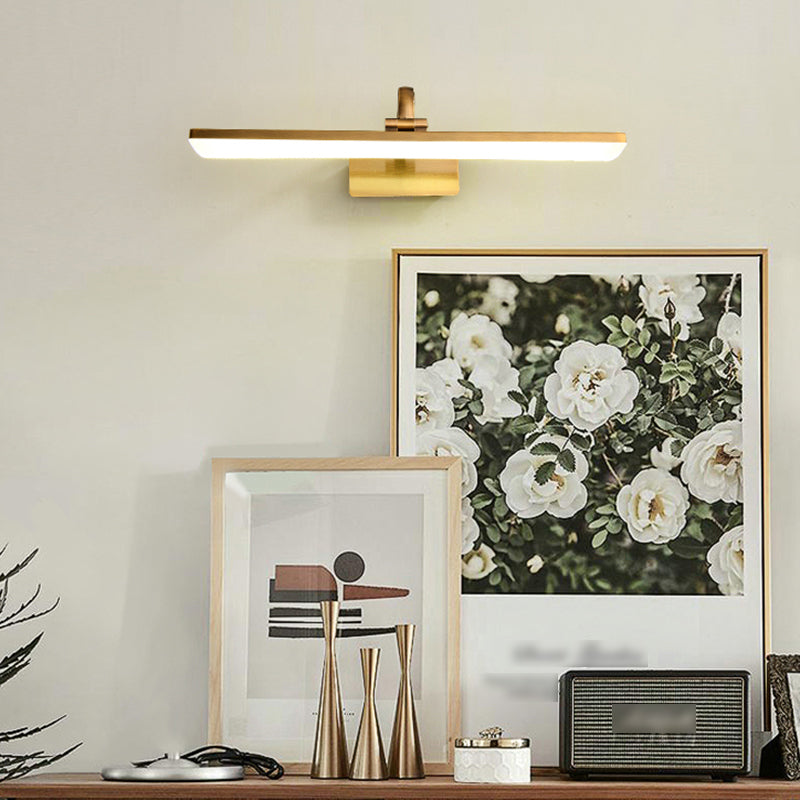 Murale linéaire Murce Murce Modern Style 1 Éclairage mural miroir clair