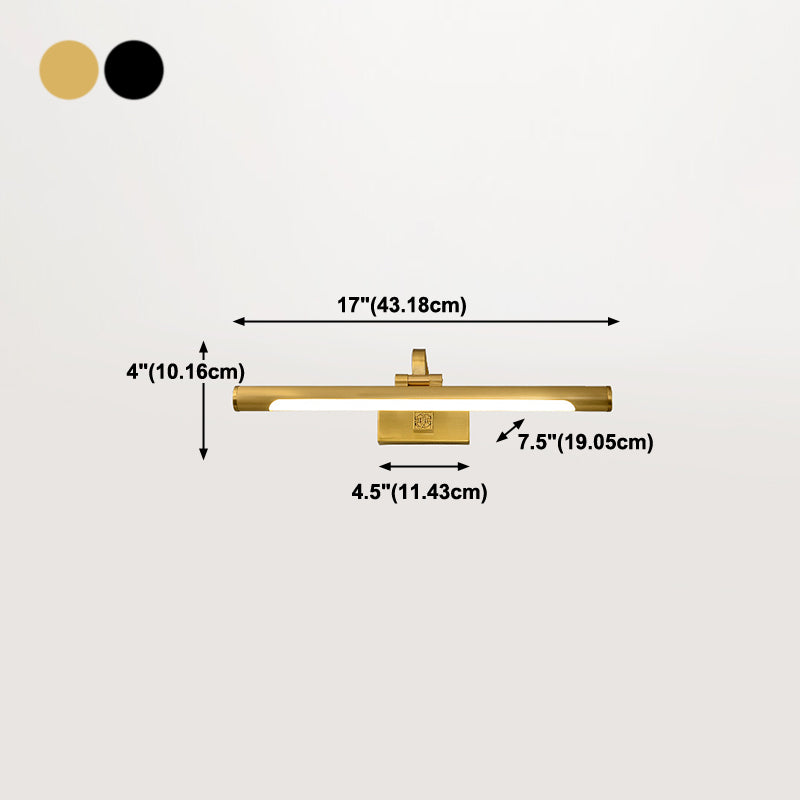 Murale linéaire Murce Murce Modern Style 1 Éclairage mural miroir clair