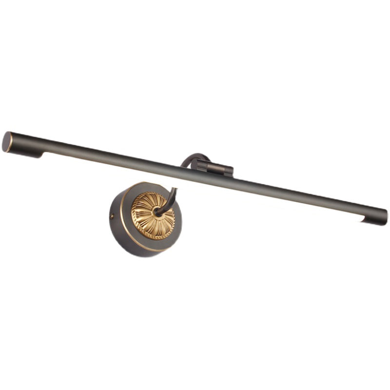 Metal Linear Shade Wall Sconce Modern Style 1-Light Mirror Wall Lighting Fixtures