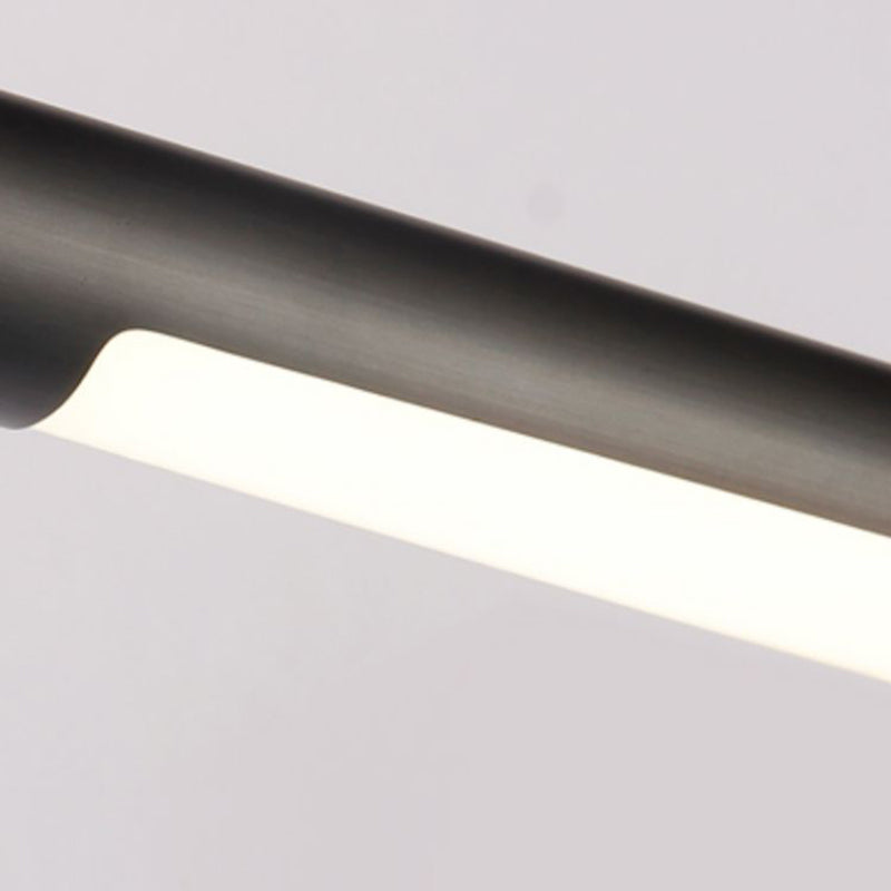 Metal Linear Shade Wall Sconce Modern Style 1-Light Mirror Wall Lighting Fixtures
