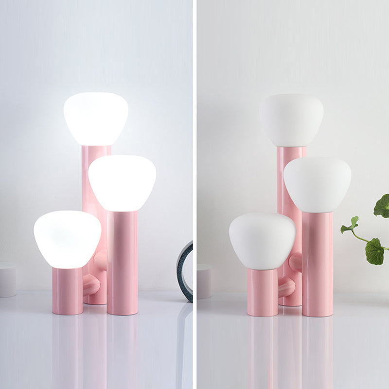 Lámparas de mesa de geometría luces de mesa de 3 luces de 3 luces de estilo moderno