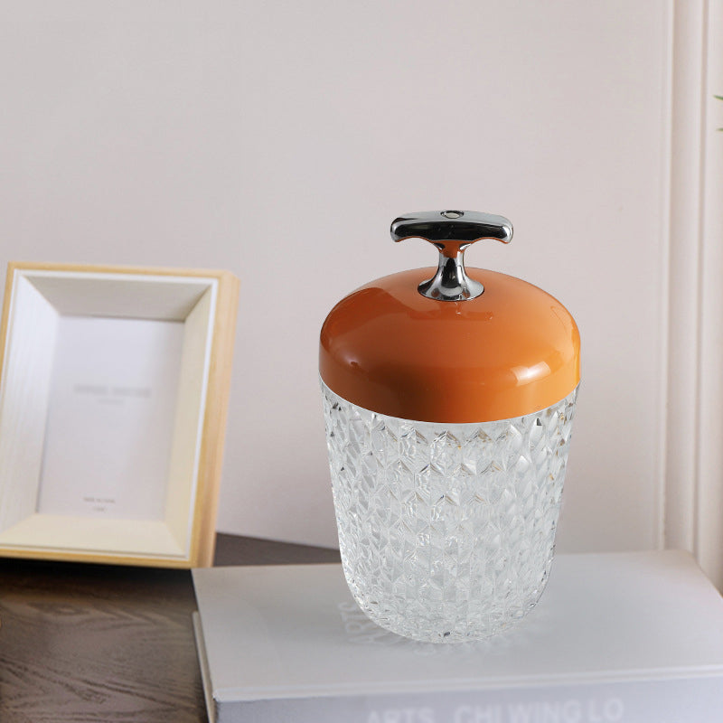 Lámpara de mesa de forma única al estilo moderno de luz acrílica luz de la mesa de luz