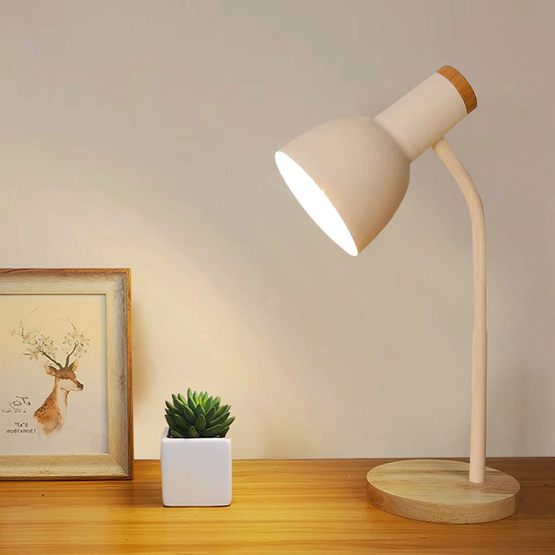 Bell Shape Table Lamp Modern Style Metal Single Light Table Light