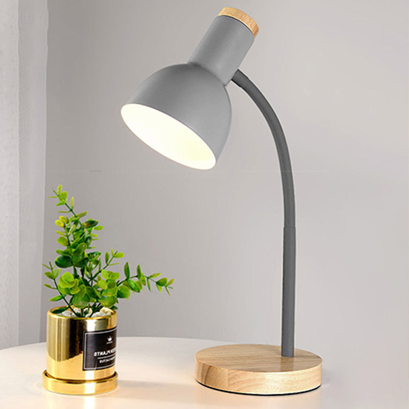 Bell Shape Table Lamp Modern Style Metal Single Light Table Light