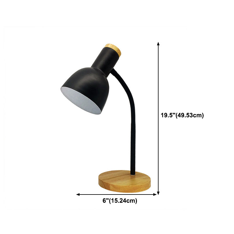 Bell Shape Table Lamp Modern Style Metal Single Light Table Light