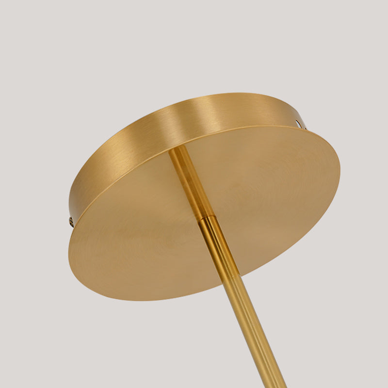 Simple Style Chandelier Gold Led Hanging Light for Bedroom Dining Room