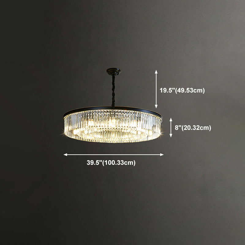 Luz de lámpara de lámpara de estilo moderno CRISTAL Multi Head Light para sala de estar