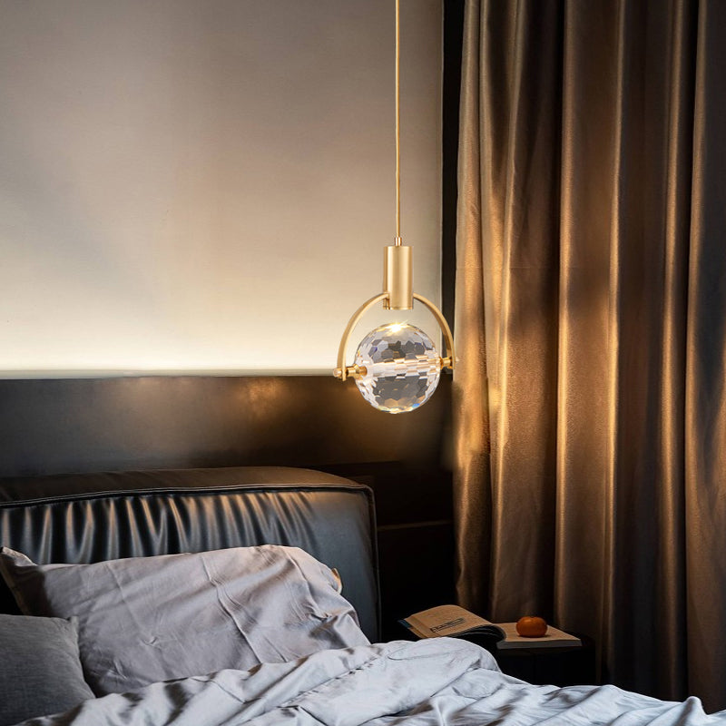 Geometry Hanging Lights Modern Style Crystal Hanging Light Fixtures