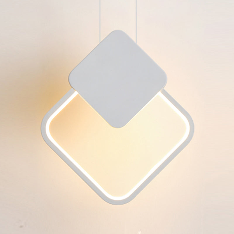 Geometric Ceiling Pendant Light Metal Modern LED Pendant Lighting
