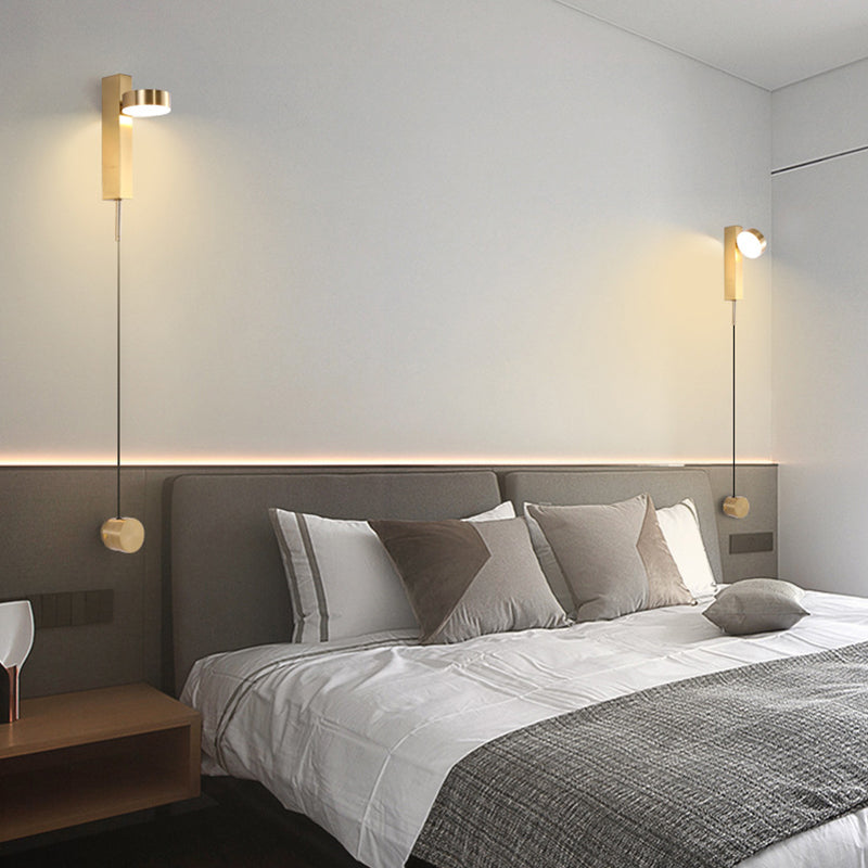 Runde Form Metall Wandleuchter moderner Stil mit einer Lichtwandhalterung Beleuchtung