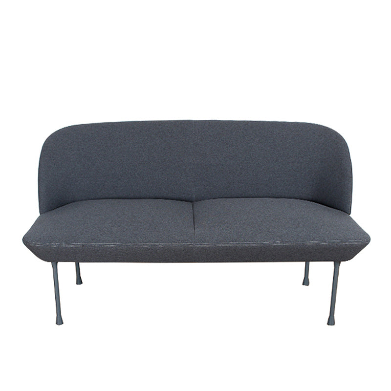 30.71" H Linen Armless Contemporary Sofa with Tight Back for Apartment