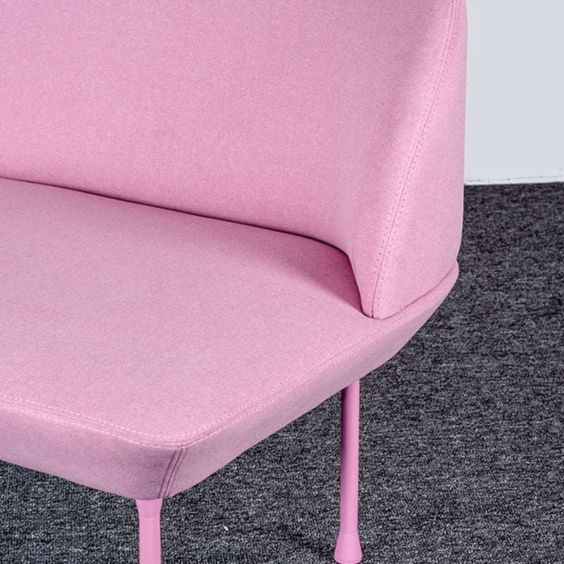 30.71" H Linen Armless Contemporary Sofa with Tight Back for Apartment