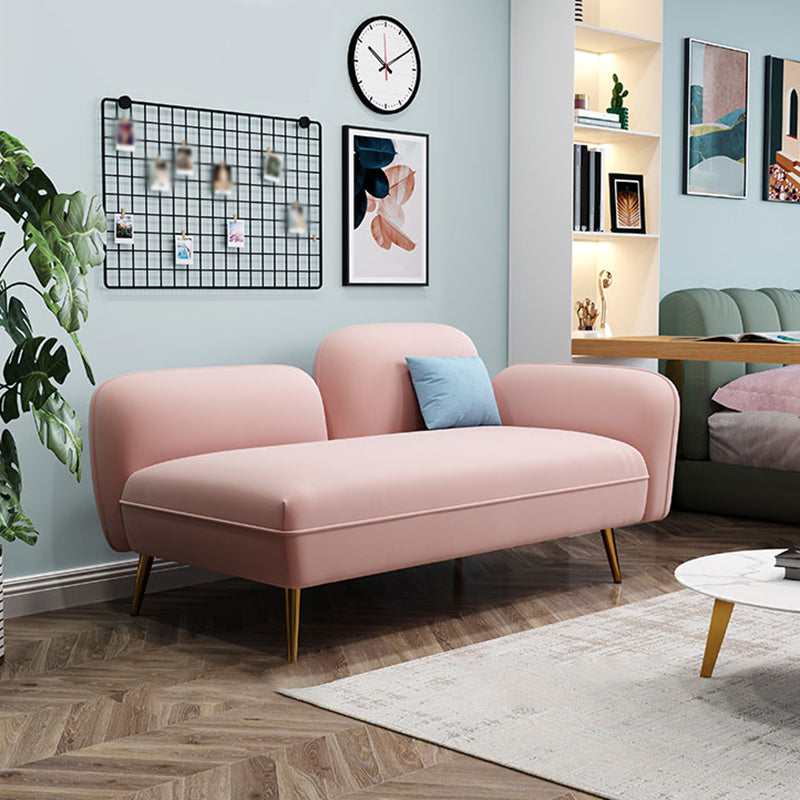 Hair Pin Legs Tight Back Square Arm Transitional Modern Loveseat for Apartment