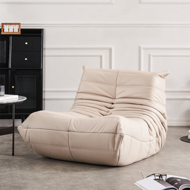 Ultra-Modern Sofa 27.6"High Tuxedo Arm Tight Back Single Cushion Seat Sofa