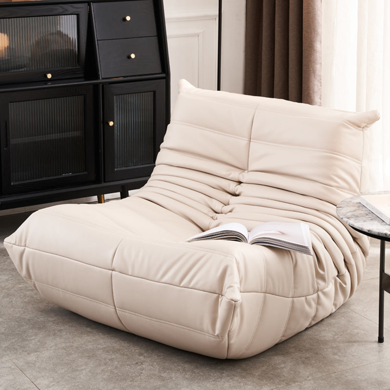 Ultra-Modern Sofa 27.6"High Tuxedo Arm Tight Back Single Cushion Seat Sofa