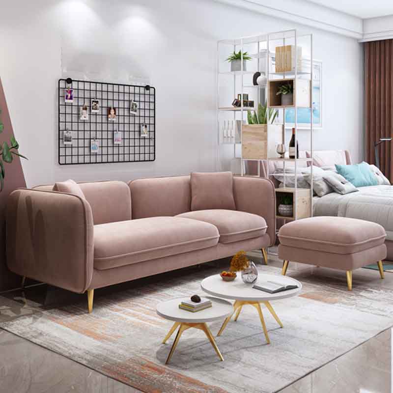 Tight Back Square Arm Ultra-Modern Sofa with Hair Pin Legs for Apartment