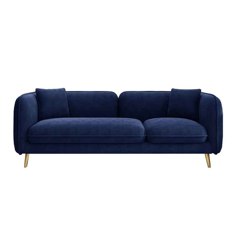 Tight Back Square Arm Ultra-Modern Sofa with Hair Pin Legs for Apartment