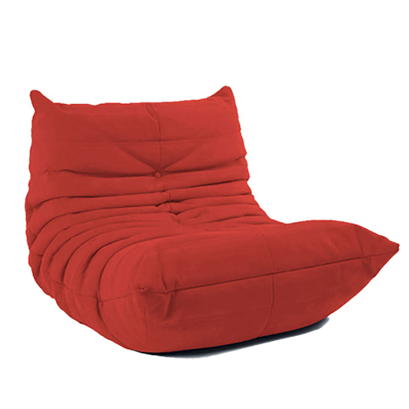 Ultra-Modern Single Seat Biscuit Back Sofa 35.43"D x 39.37"W x 27.6"H Armless Sofa