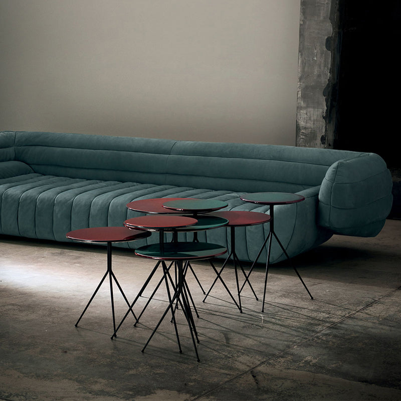 Transitional Modern Biscuit Back Sofa 23.62"High Velvet Tuxedo Arm Chesterfield Sofa