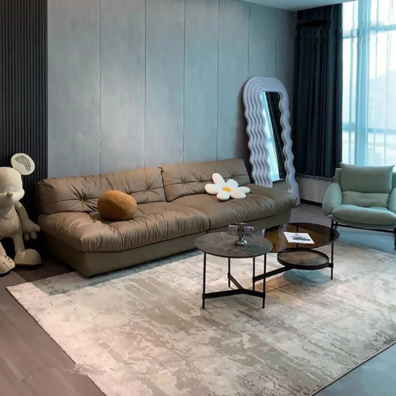 29.53" H Scandinavian Armless Sofa with Tufted Back Sofa for Living Room