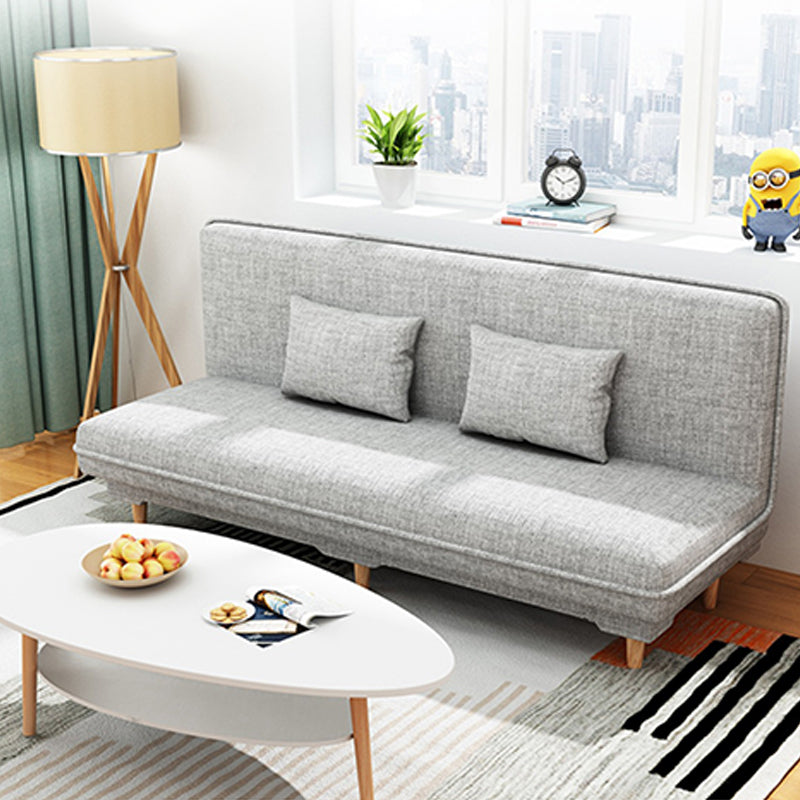 Contemporary Tight Back Convertible Sleeper Sofa for Bonus Room