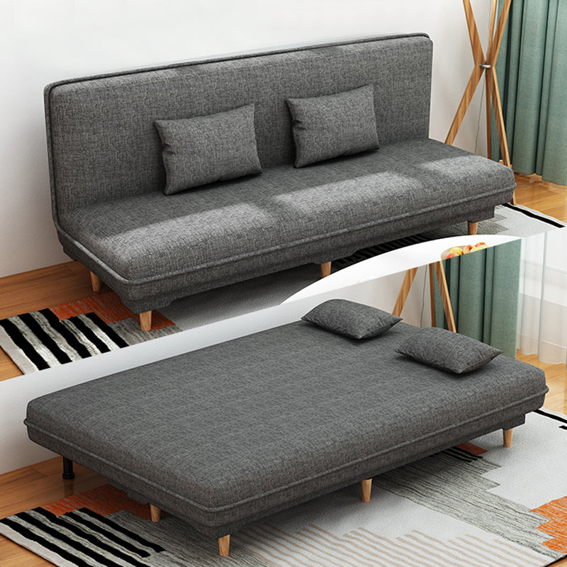 Contemporary Tight Back Convertible Sleeper Sofa for Bonus Room