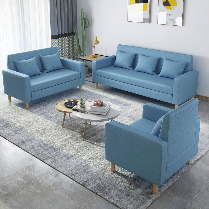 28,35 "H Leinenquadratarm modernes Sofa mit enges, rutschloser Sofa