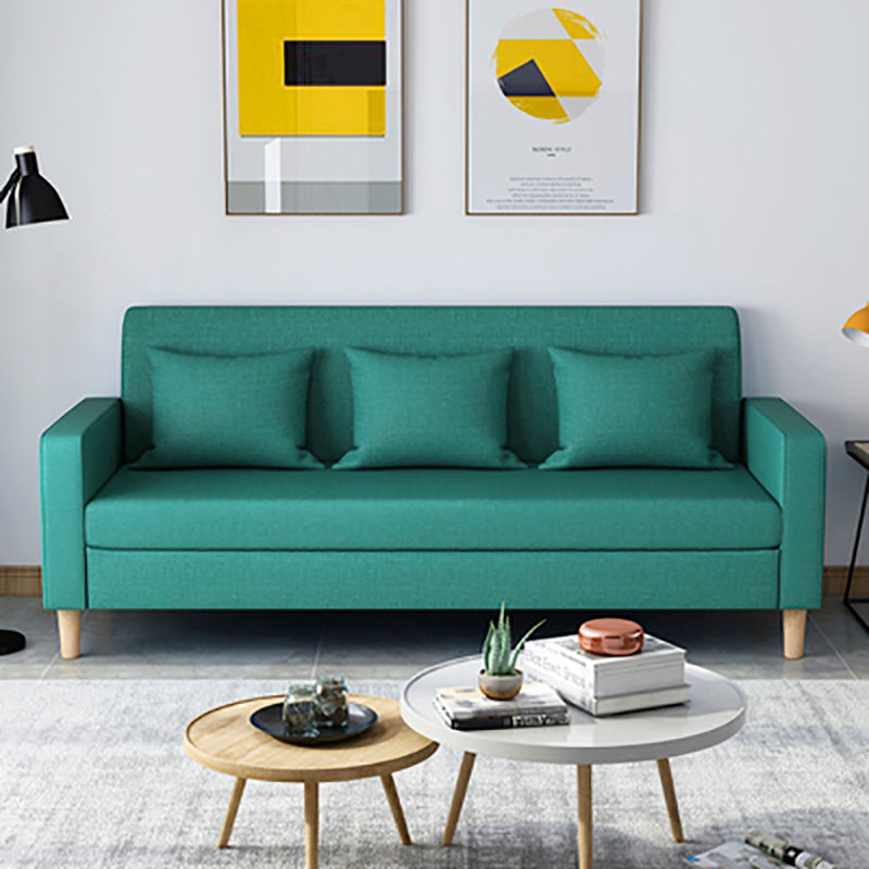 28,35 "H Leinenquadratarm modernes Sofa mit enges, rutschloser Sofa