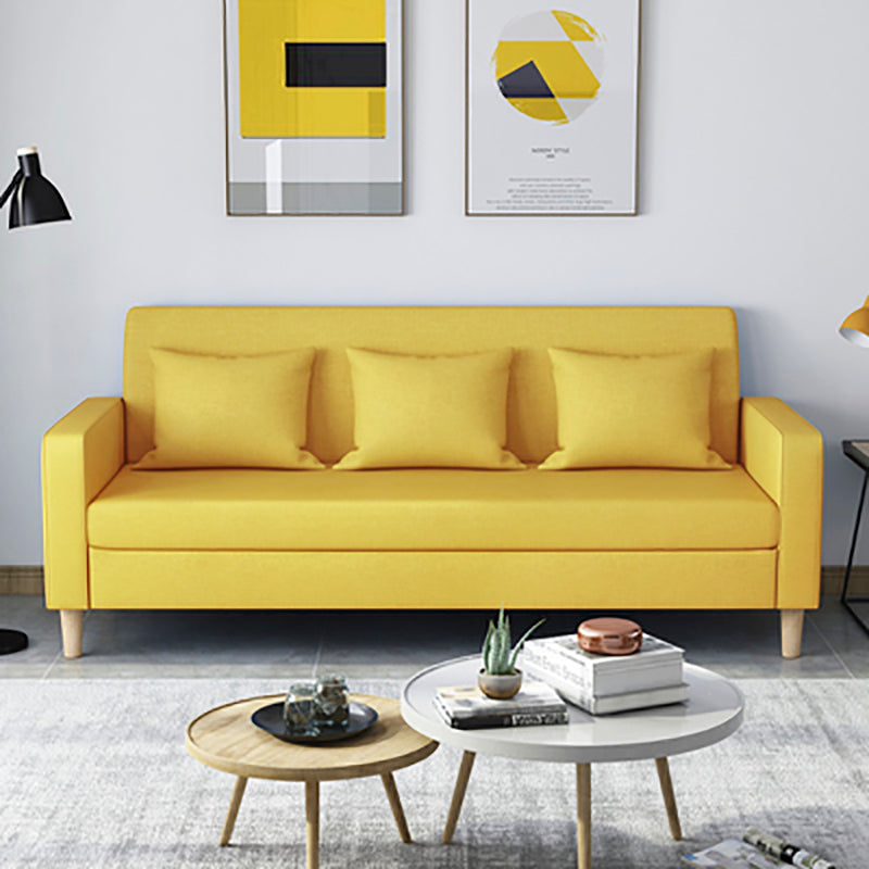 28,35 "H Leinenquadratarm modernes Sofa mit enges, rutschloser Sofa