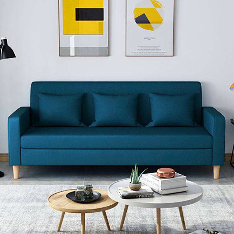 28,35 "H Leinenquadratarm modernes Sofa mit enges, rutschloser Sofa