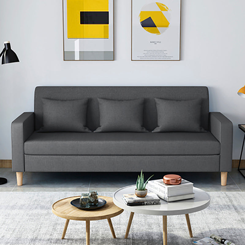 28,35 "H Leinenquadratarm modernes Sofa mit enges, rutschloser Sofa