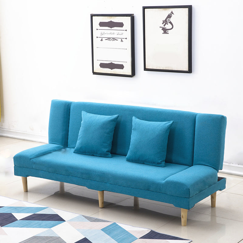 29.53" H Armless Modern Convertible Sofa with Tight Back Sofa for Living Room, Apartment