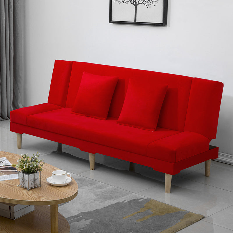 29.53" H Armless Modern Convertible Sofa with Tight Back Sofa for Living Room, Apartment