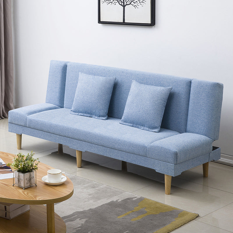 29.53" H Armless Modern Convertible Sofa with Tight Back Sofa for Living Room, Apartment