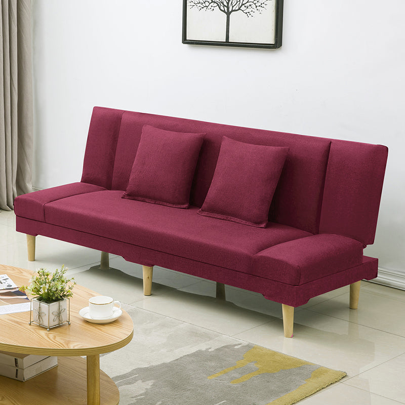 29.53" H Armless Modern Convertible Sofa with Tight Back Sofa for Living Room, Apartment