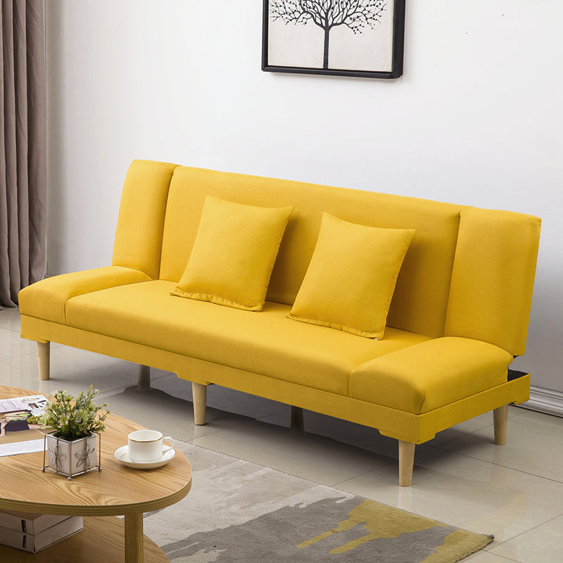 29.53" H Armless Modern Convertible Sofa with Tight Back Sofa for Living Room, Apartment
