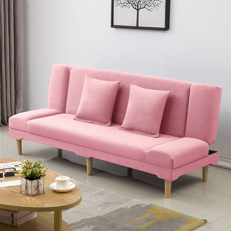 29.53" H Armless Modern Convertible Sofa with Tight Back Sofa for Living Room, Apartment