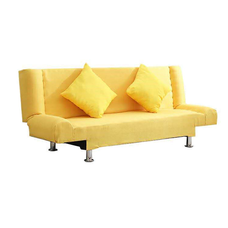29.53" H Linen Armless Sofa with Tight Back Convertible Sofa for Living Room, Apartment