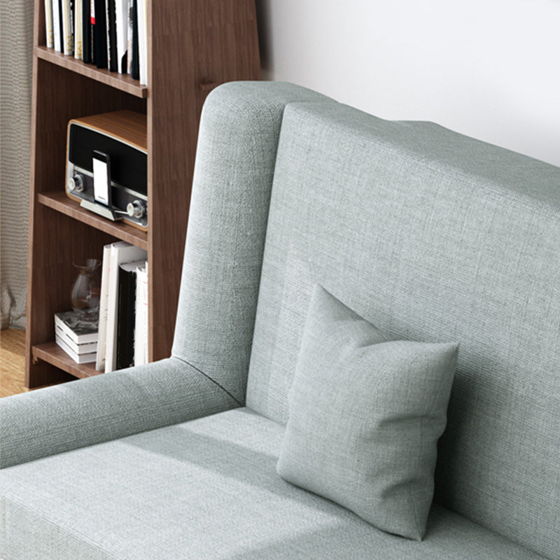 29.53" H Linen Armless Sofa with Tight Back Convertible Sofa for Living Room, Apartment