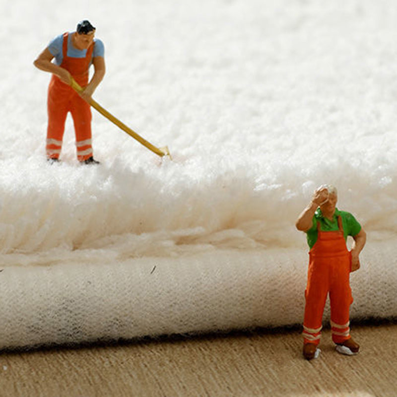 Donkerbruin eenvoudig tapijten polyester kleur klont tapijt vlekbestendig vloerkleed voor woonkamer