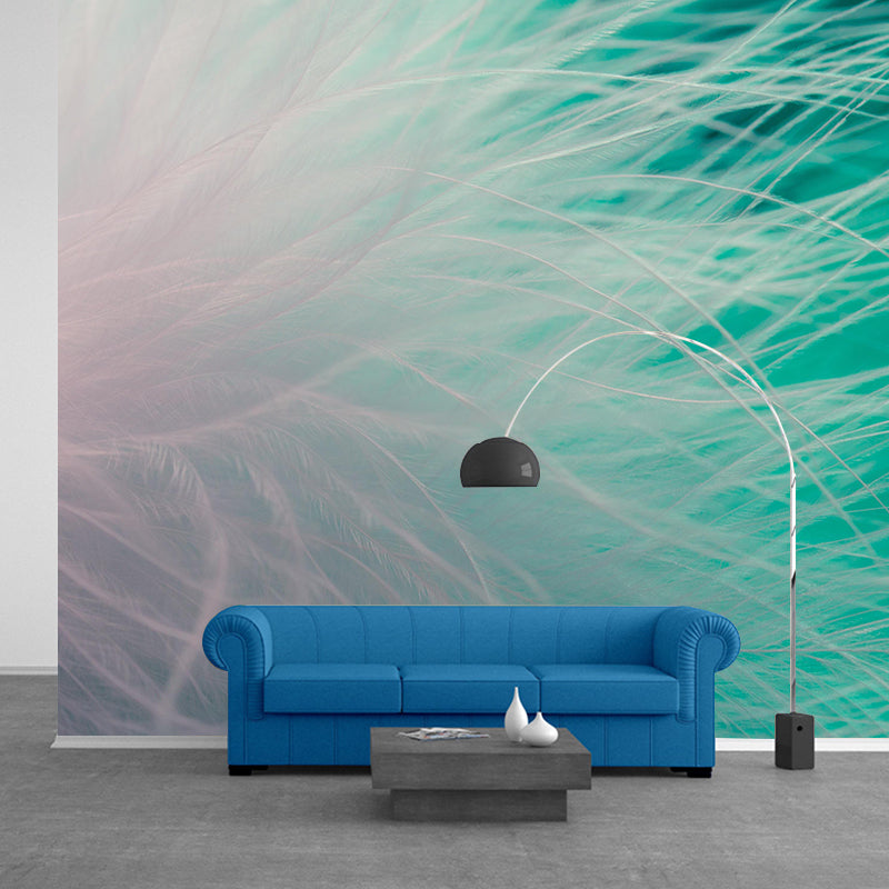 Photography Stain Resistant Mural Wallpaper Feather Indoor Wall Mural