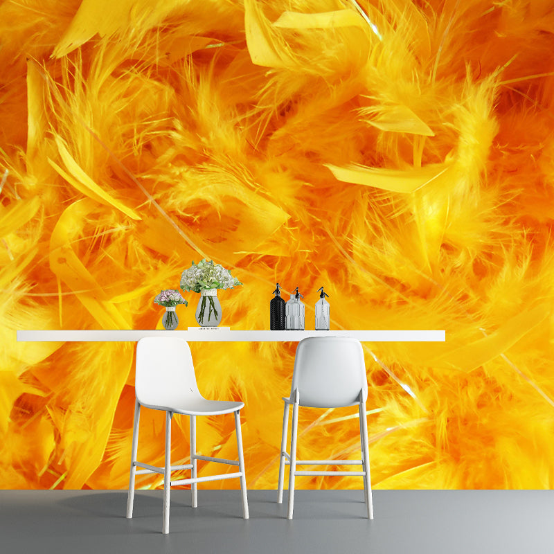 Feather Mildew Resistant Wallpaper Photography Sleeping Room Wall Mural