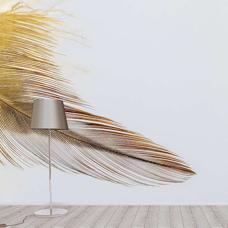 Feather Mildew Resistant Wallpaper Photography Sleeping Room Wall Mural