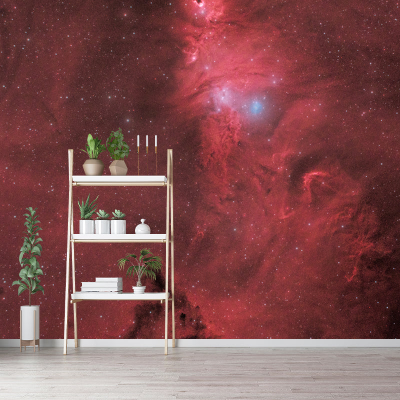 Universe Resistant Mural Wallpaper Environment Friendly Sleeping Room Wall Mural