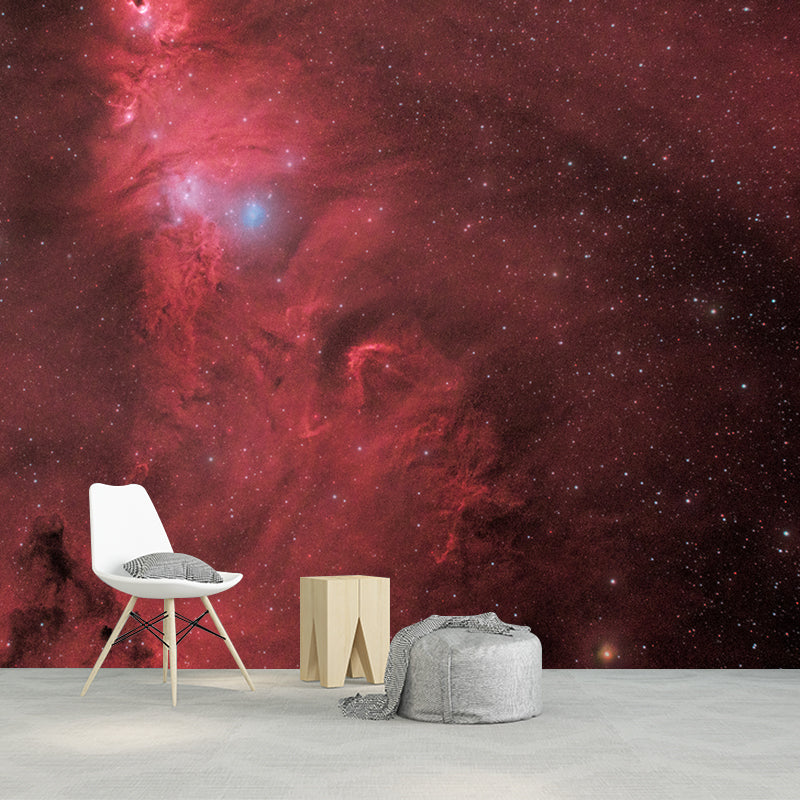 Universe Resistant Mural Wallpaper Environment Friendly Sleeping Room Wall Mural